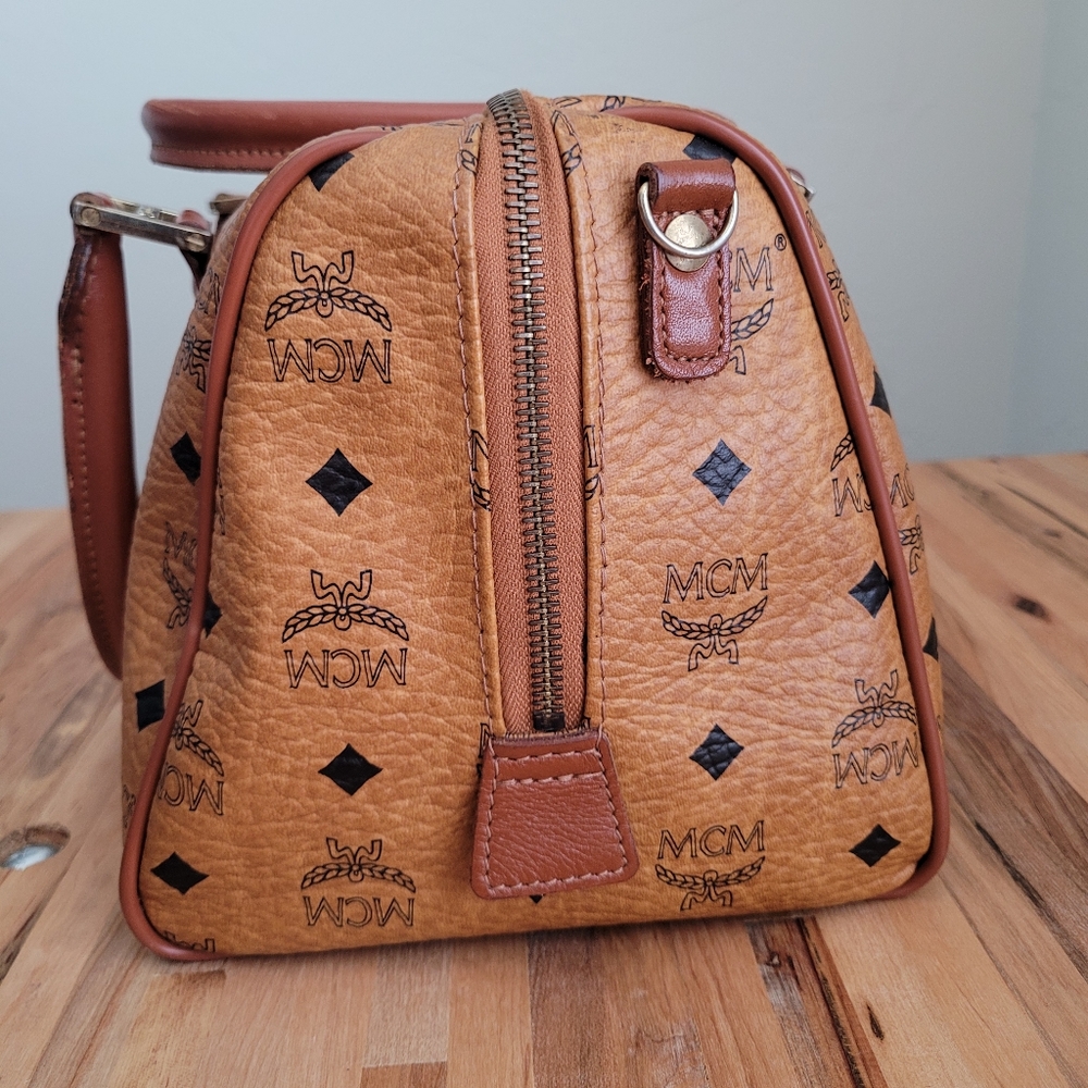 Vintage MCM Visetos Boston Bag - Picture 5 of 13